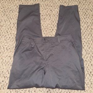 Boys gray Under Armour dress/golf pants size 16